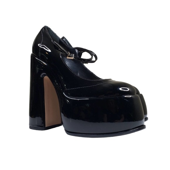 SCHUTZ Black Platform Heels - Picture 2 of 11